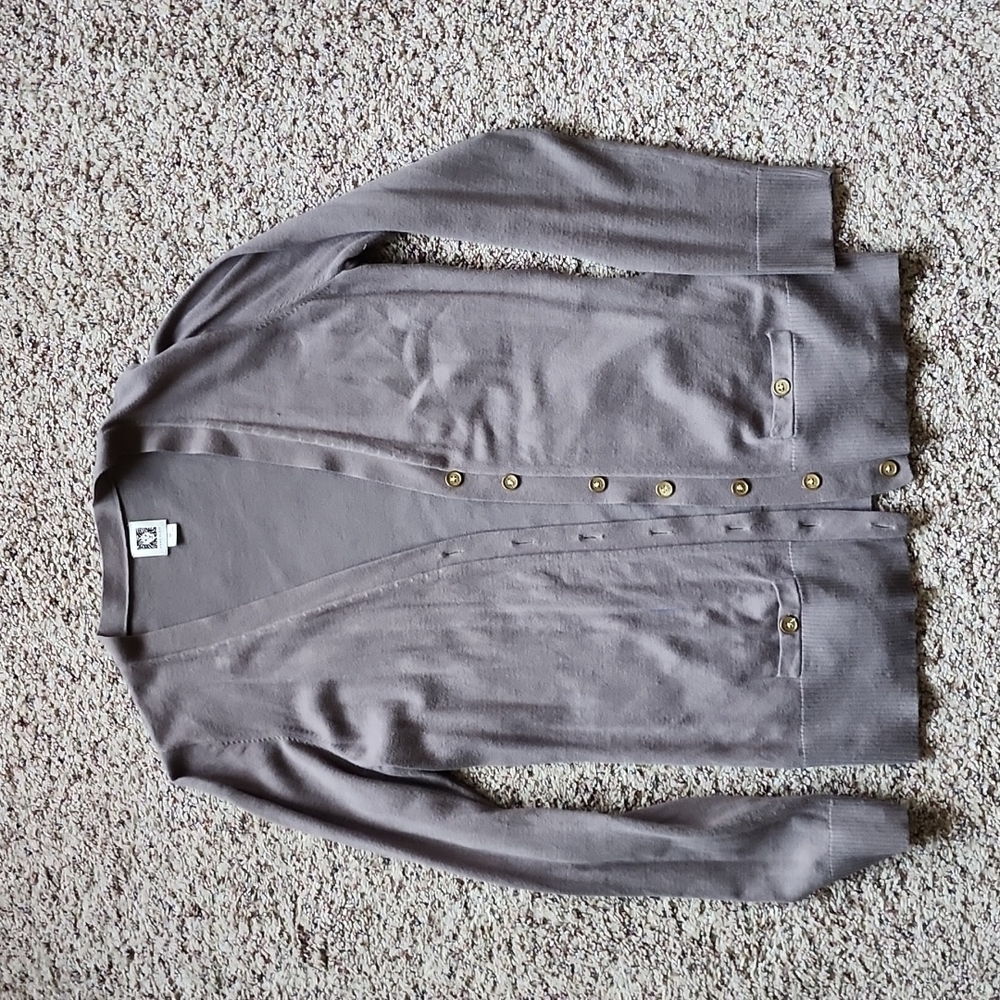 Anne Klein Grey Cardigan